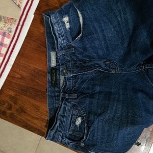 Aeropostale Men's Straight Leg Distressed Jeans 33 x 32